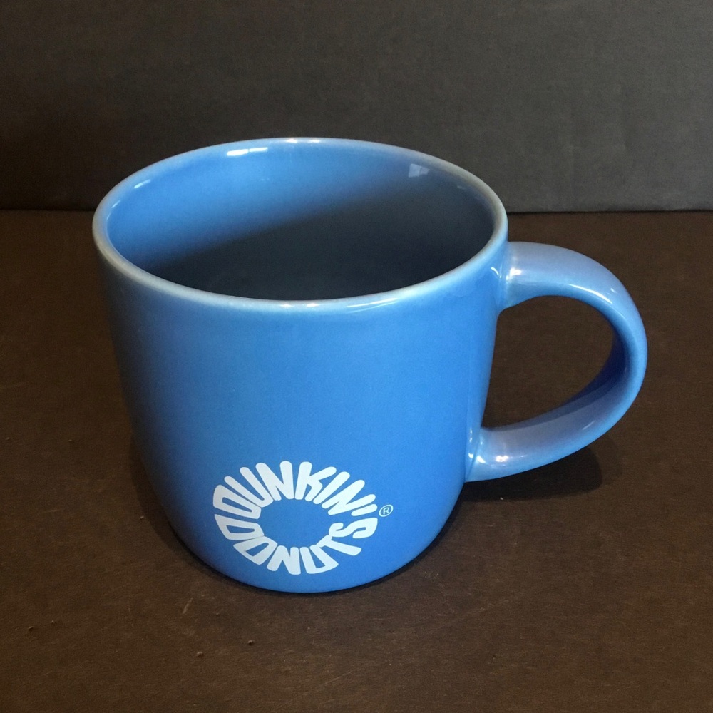 Dunkin Donuts 2014 Blue Pearlescent Mug 14oz.